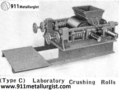 Laboratory Crushing rolls