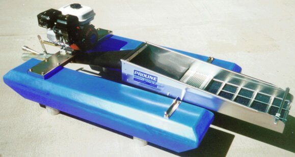 portable suction dredging