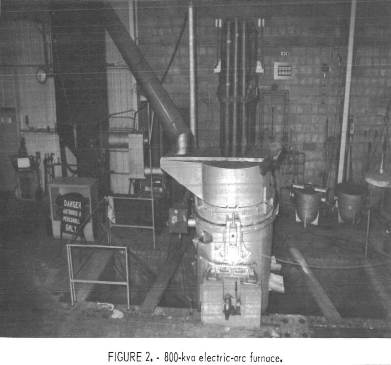 electric arc furnace 800-kva